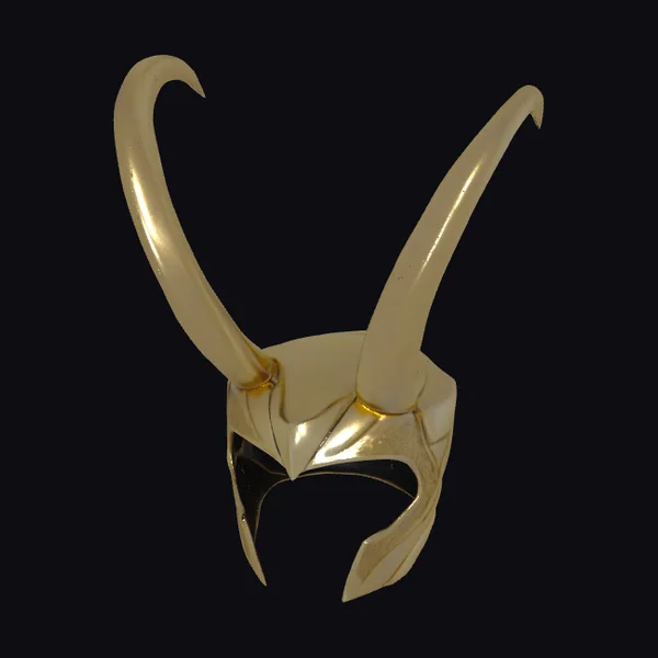 Golden Horned Helm