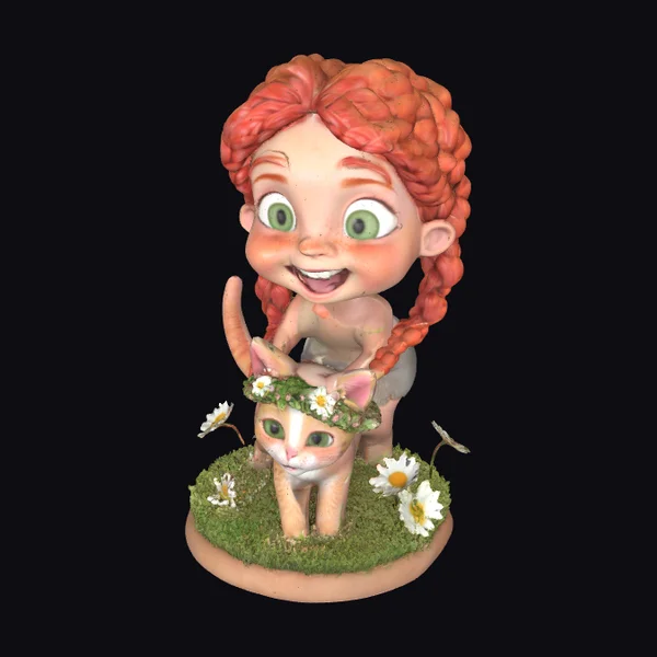 Laughing Red Haired Girl