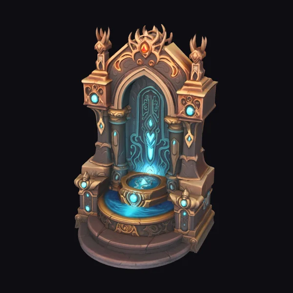 Glowing Throne Portal