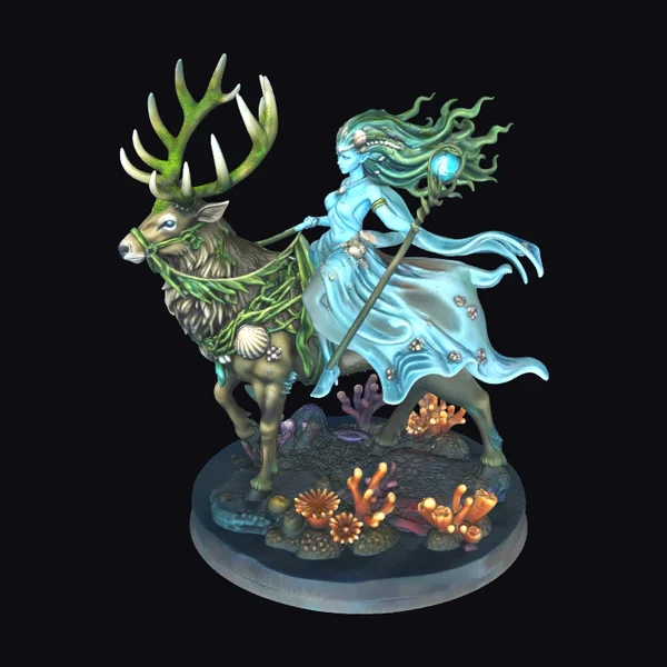 Water Elf on Deer