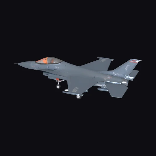 Gray Fighter Jet Aircraft