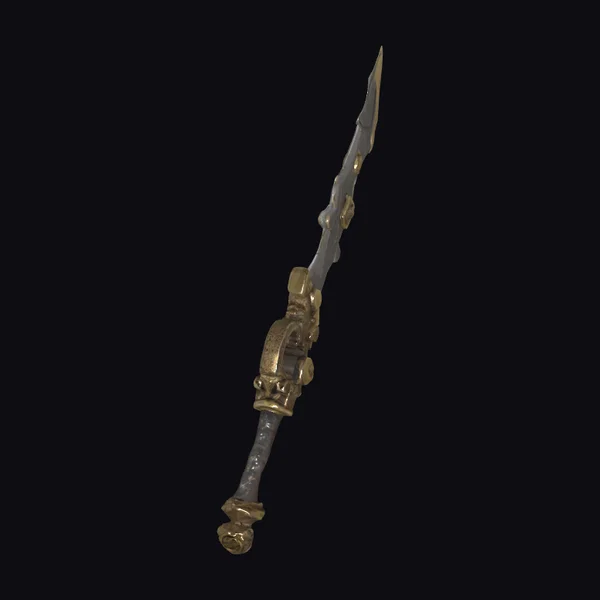 Ornate Dagger with Skull