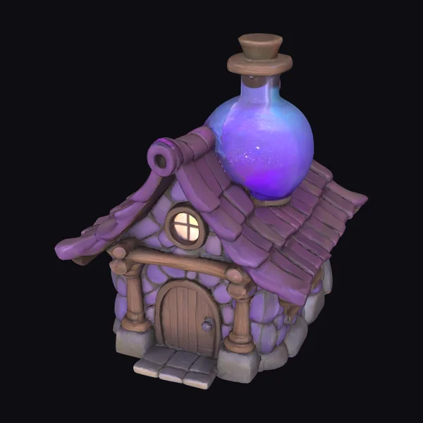 Purple Magic Potion House