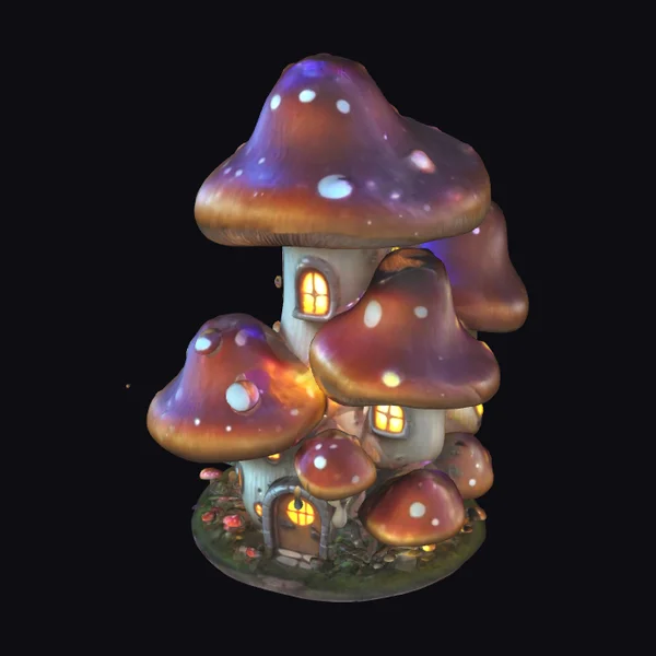 Glowing Mushroom House