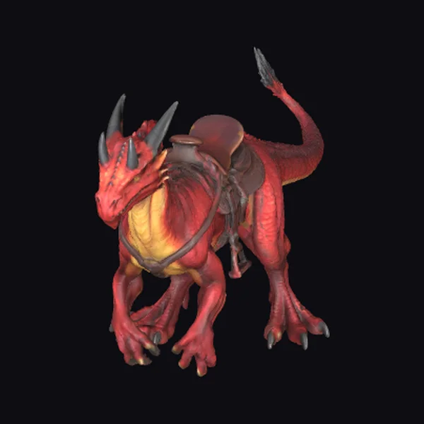Red Scaly Dragon Mount
