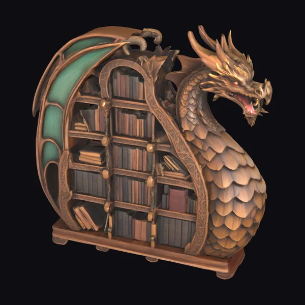 Dragon Bookshelf