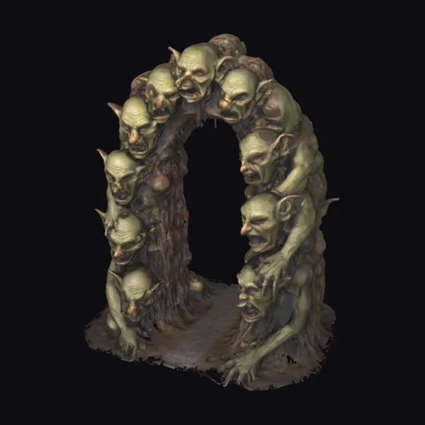 Monstrous Skull Archway