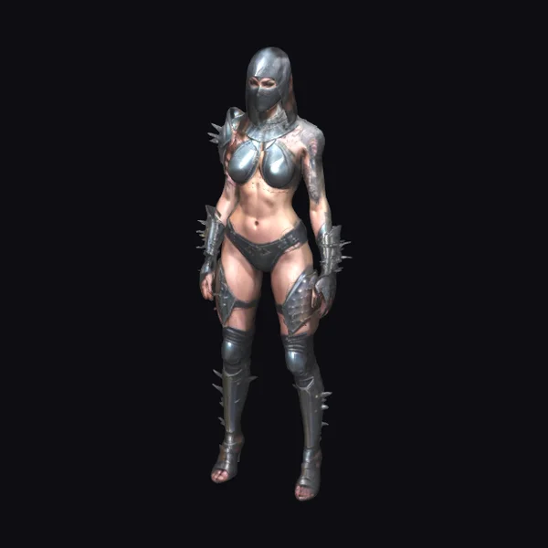 Elegant Female Warrior Armor