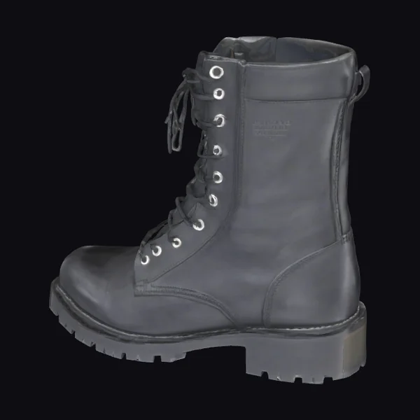 Black Combat Boot