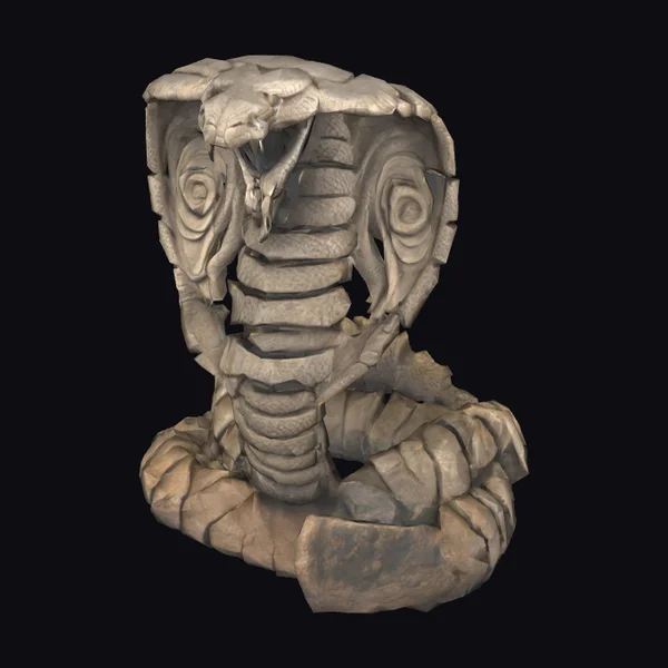 Stone Cobra Bust