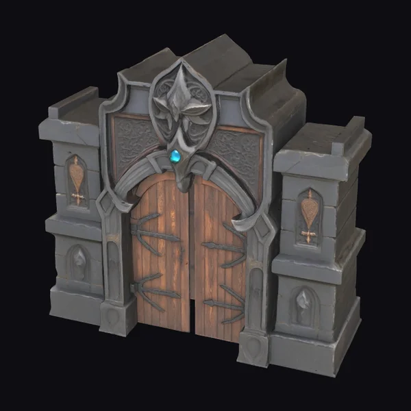 Ancient Stone Portal Gate