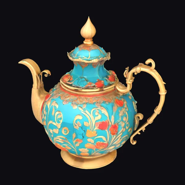 Ornate Teapot Elegance