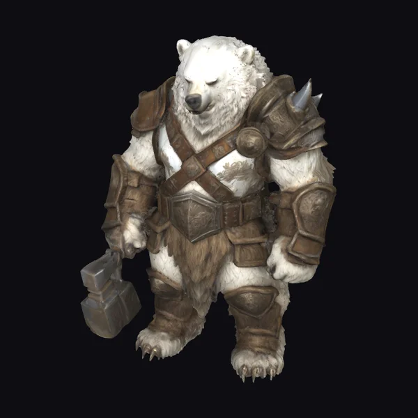 Armored Polar Bear Warrior