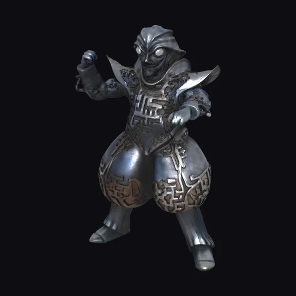 Metallic Kaiju Warrior