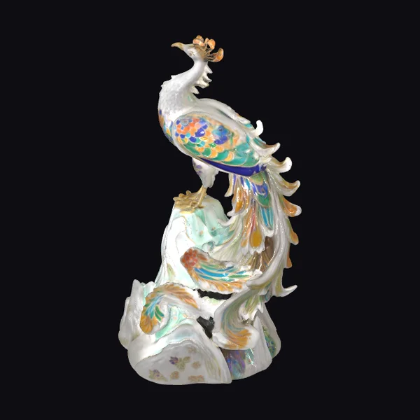 Colorful Phoenix Figurine