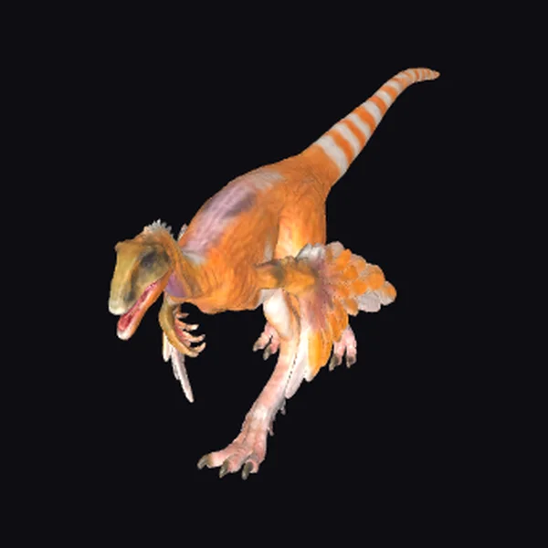 Orange Velociraptor Sprint