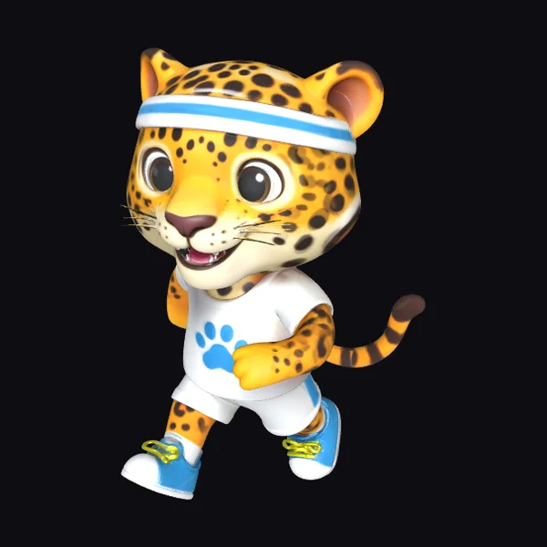Jogging Leopard
