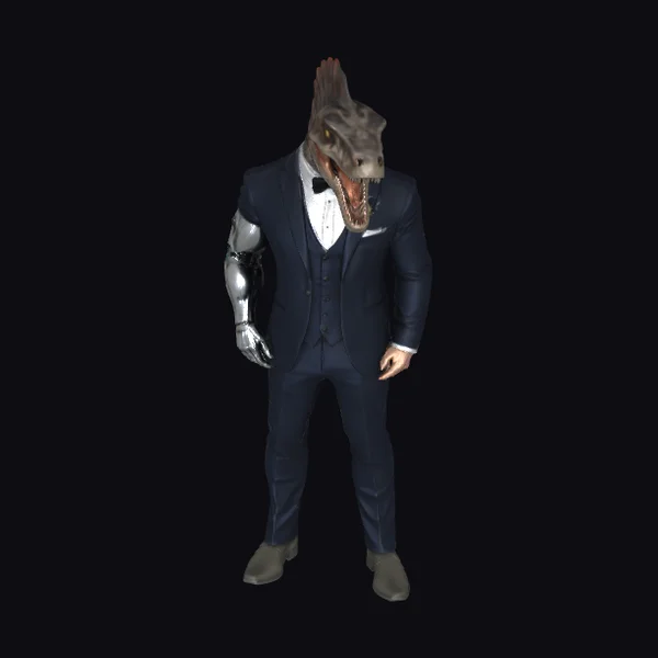 Dino in Tuxedo