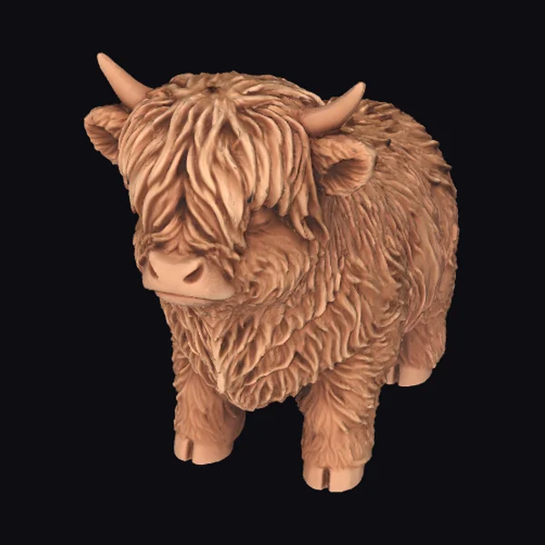 Highland Cow Figurine