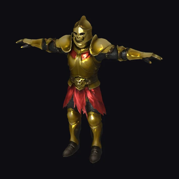 Golden Knight Armor
