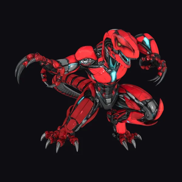 Cybernetic Red Raptor