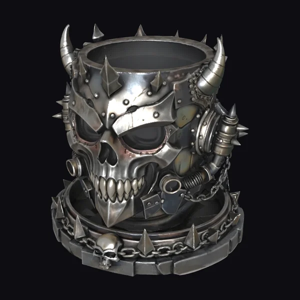 Metal Skull Helmet