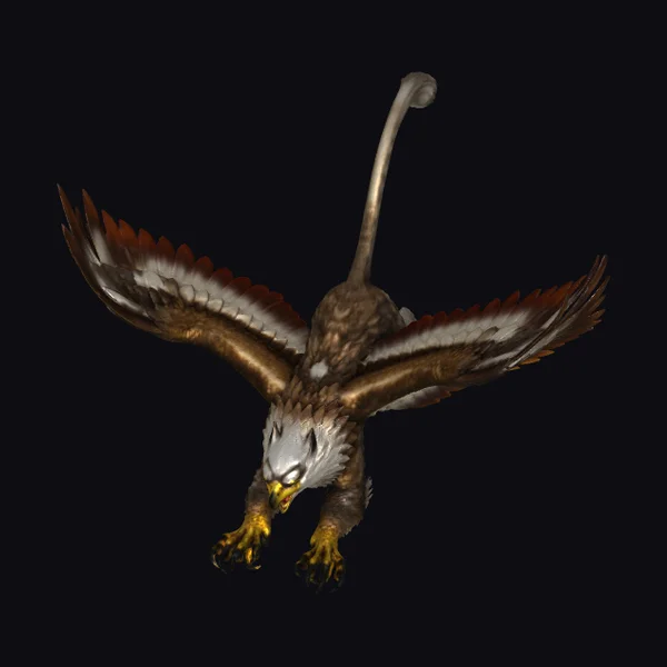 Flying Griffin in Mid Dive