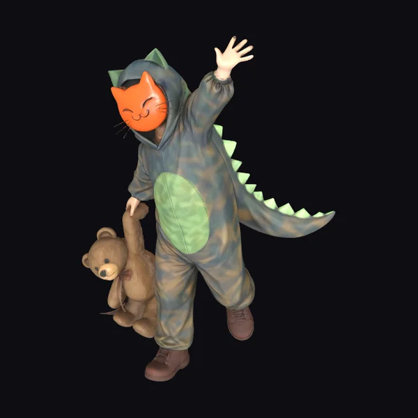 Dino Cat Kid