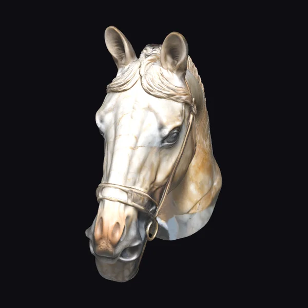 Golden Horse Head