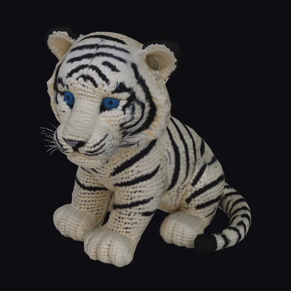 Crochet White Tiger Cub