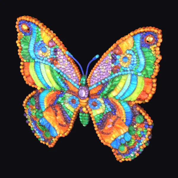 Beaded Butterfly Ornament