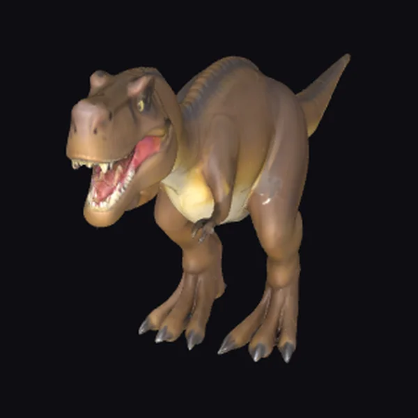 Brown Dinosaur Model