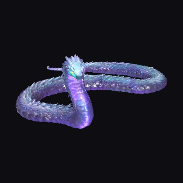 Purple Lightning Snake
