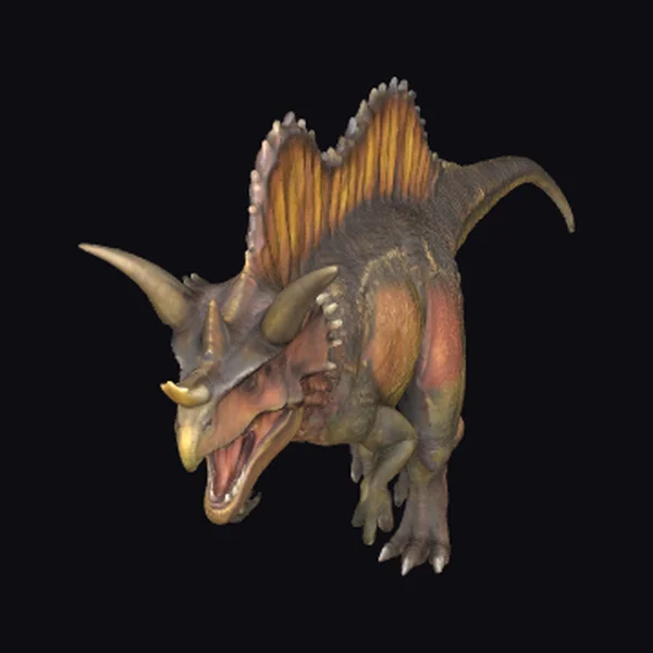 Fierce Triceratops Dinosaur