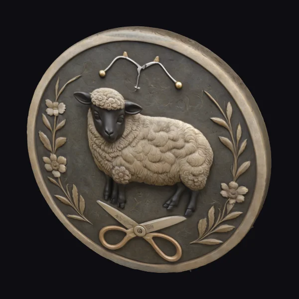 Sheep Emblem Plaque