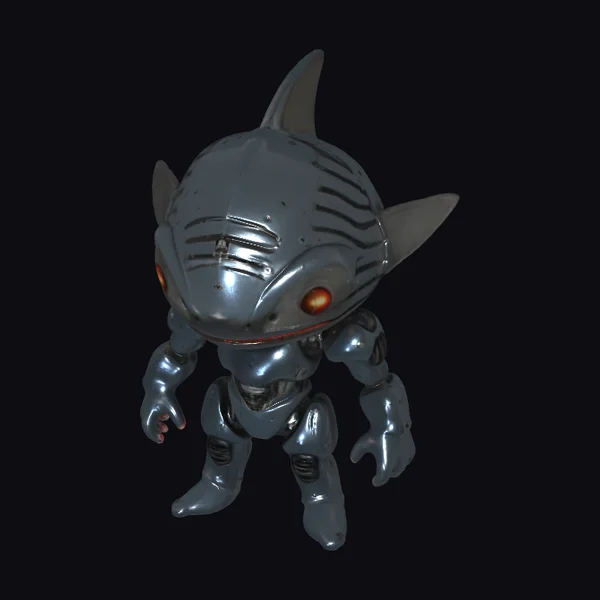 Metal Robot Creature