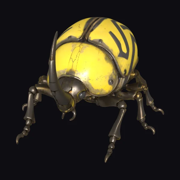 Cybernetic Beetle Creature