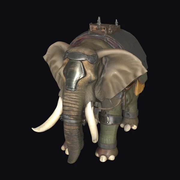 Armored Elephant Creature