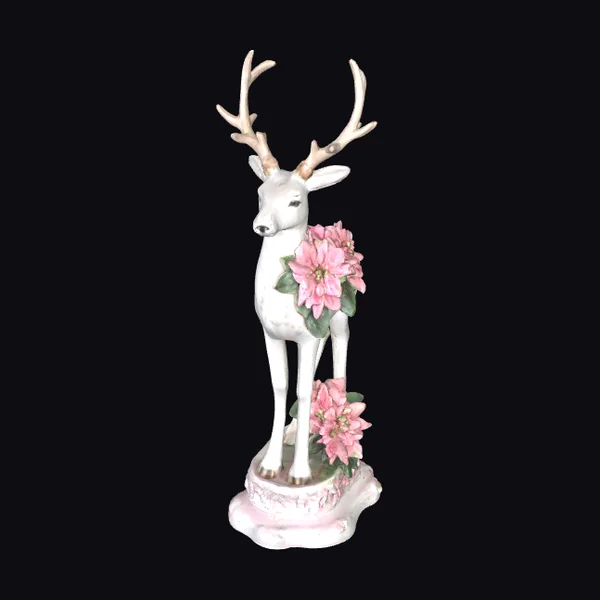 Porcelain Reindeer Figurine