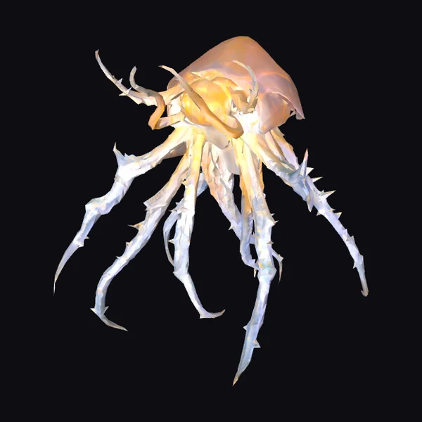 Glowing Jellyfish Creature