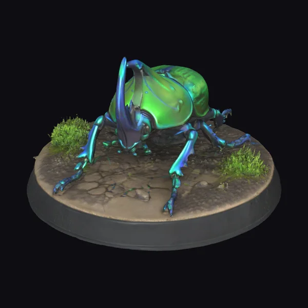 Emerald Scarab Beetle