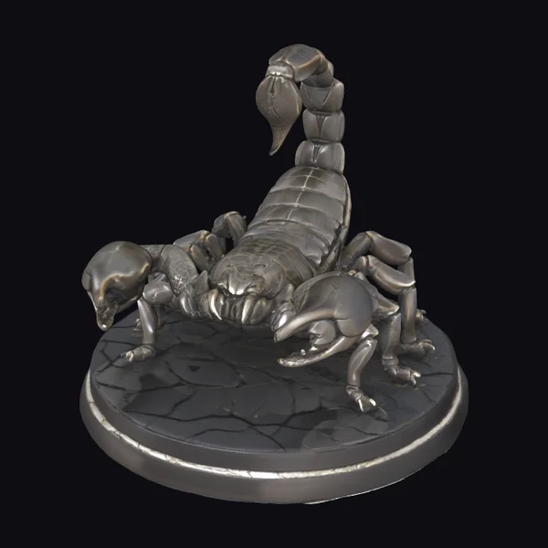 Metal Scorpion Statue