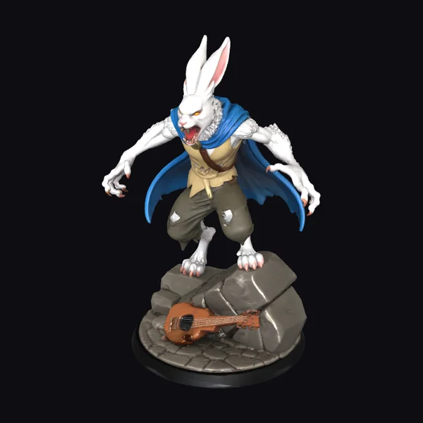 Werewolf Rabbit Musician
