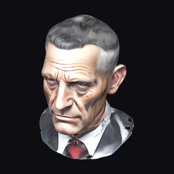 Military Officer Bust