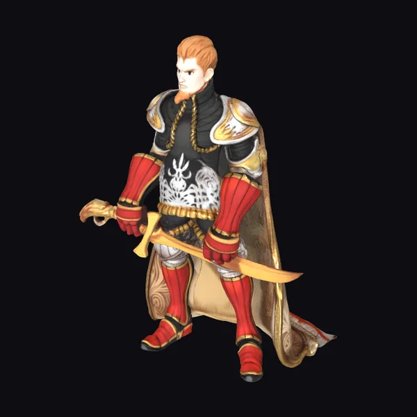 Armored Knight with Sword