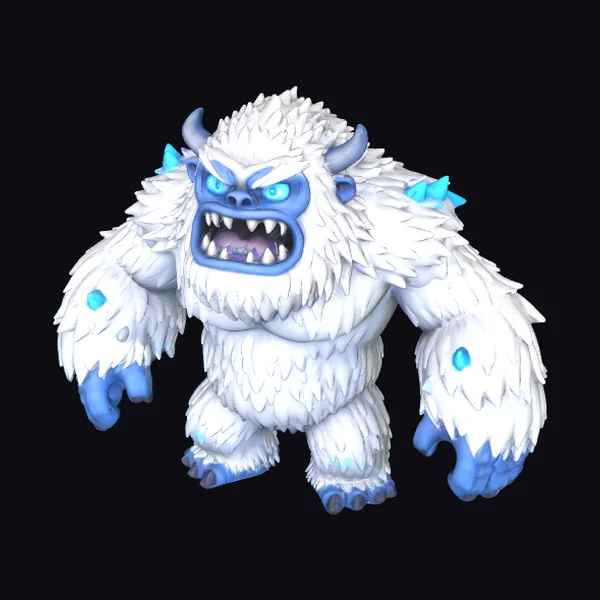 Furry Ice Monster