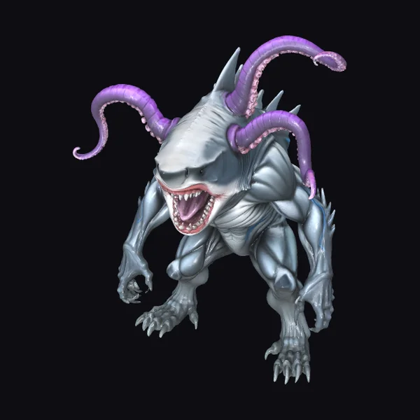 Shark-like Monster Creature