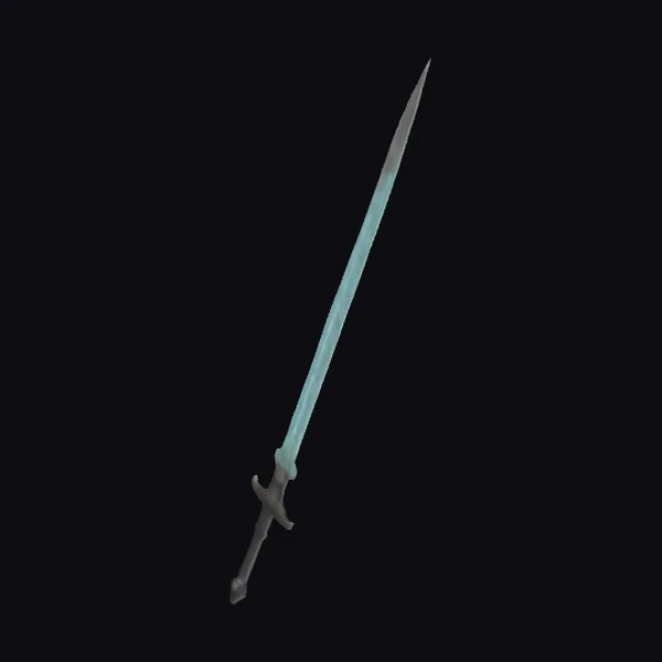 Glowing Blue Sword