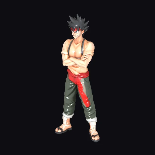 Angry Anime Male Character