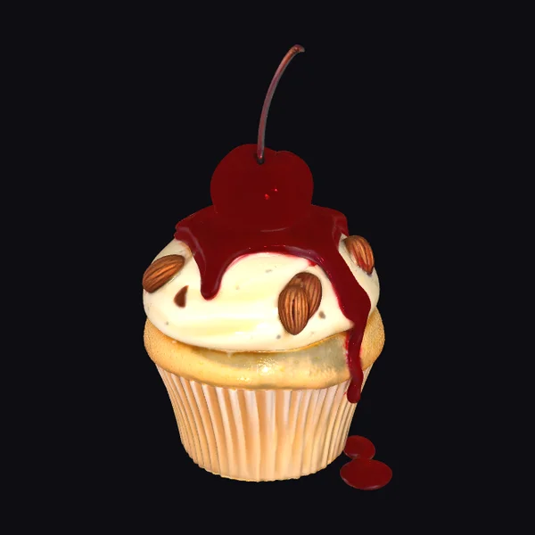 Delicious Cherry Cupcake